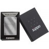 Зажигалка ZIPPO Classic с покрытием Brushed Chrome, латунь/сталь, серебристая, матовая, 38x13x57 мм № 28182