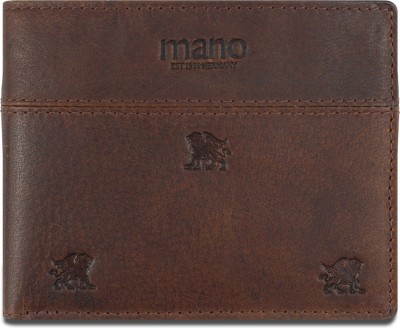 Бумажник Mano "Don Leon", натуральная кожа в коричневом цвете, 12 х 9,5 см, M191920341