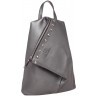 Женский кожаный рюкзак Aberdeen Silver Grey