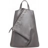 Женский кожаный рюкзак Aberdeen Silver Grey