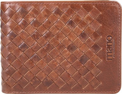 Бумажник Mano "Don Luca", натуральная кожа в коньячном цвете, 12,5 х 9,7 см, M191945602