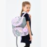 Рюкзак школьный с мешком RAm-384-2/1 лаванда - серый