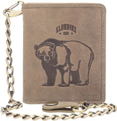 Бумажник KLONDIKE «Wayne Bear», натуральная кожа коричневый KD1019-02