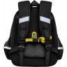 Рюкзак школьный RAz-386-2/1 черный - желтый