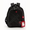 Рюкзак школьный GRIZZLY RAz-487-7/1 черный - красный