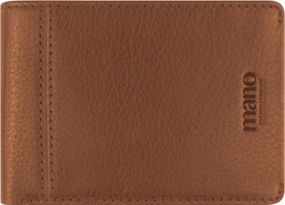 Бумажник Mano "Don Montez", натуральная кожа в коньячном цвете, 12,8 х 9 см, M191925202