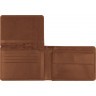 Бумажник Mano "Don Montez", натуральная кожа в коньячном цвете, 12,8 х 9 см, M191925202