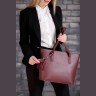 Женская кожаная сумка Whitney Burgundy
