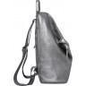 Кожаный женский рюкзак Larch Silver Grey