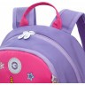 Рюкзак школьный GRIZZLY RG-463-10/1 фиолетовый - фуксия