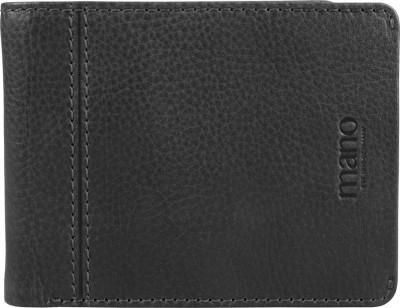 Бумажник Mano "Don Montez", натуральная кожа в черном цвете, 12,5 х 9,7 см, M191925101