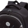 Рюкзак школьный GRIZZLY RAz-586-8/1 черный - серебро
