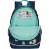 Рюкзак школьный GRIZZLY RG-463-9/2 темно--синий