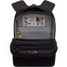 Рюкзак школьный RG-566-8/2 черный - фуксия