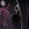 Рюкзак школьный GRIZZLY RAz-586-8/3 черный - малиновый