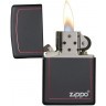 Зажигалка ZIPPO Classic с покрытием Black Matte, латунь/сталь, чёрная, матовая, 38x13x57 мм № 218ZB