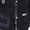 Рюкзак школьный GRIZZLY RG-464-3f/1 черный - фиолетовый