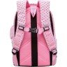 Рюкзак школьный RG-367-2/1 черный-  розовый