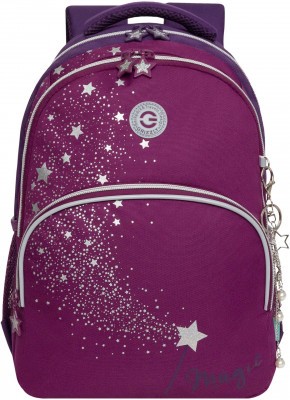 Рюкзак школьный GRIZZLY RG-560-2/1 фиолетовый